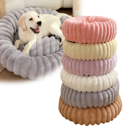 Cama Térmica Redonda de Felpa para Gatos y Perros - Nido Acogedor Invierno - Image 14