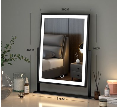 Espejo de Maquillaje Vertical con Luz LED para Dormitorio - Image 3