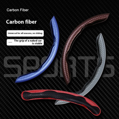 Funda para Volante de Gamuza Absorbente con Patrón Fibra de Carbono - Image 35