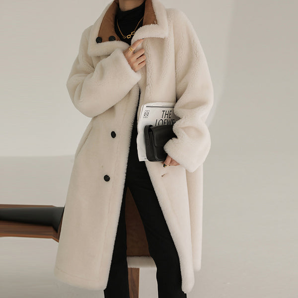 Abrigo de Cordero Integrado - Colección Invierno