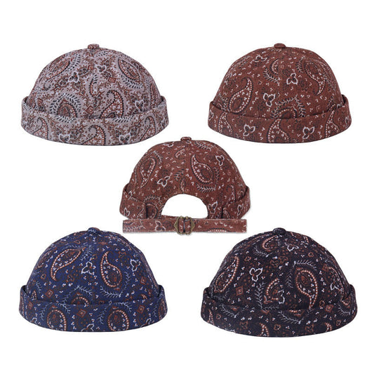 Gorra Estilo Señor Estampado Floral Melón para Primavera y Otoño Hombre - Image 14