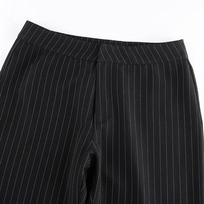 Pantalón Recto Mujer Diseño a Rayas Estilo Moderno - Image 17