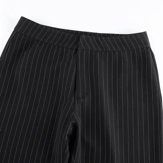 Pantalón Recto Mujer Diseño a Rayas Estilo Moderno - Image 17