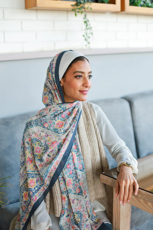 Pañuelo Hijab de Satén Estampado - Image 20