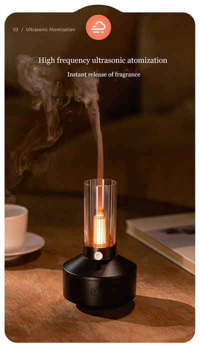 Humidificador Ultrasónico Retro 150ml con Luz Nocturna y Difusor de Aromas - Image 11