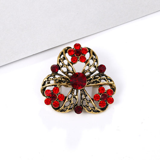 Broche de Aleación con Cristales de Fantasía Pequeño - Image 9