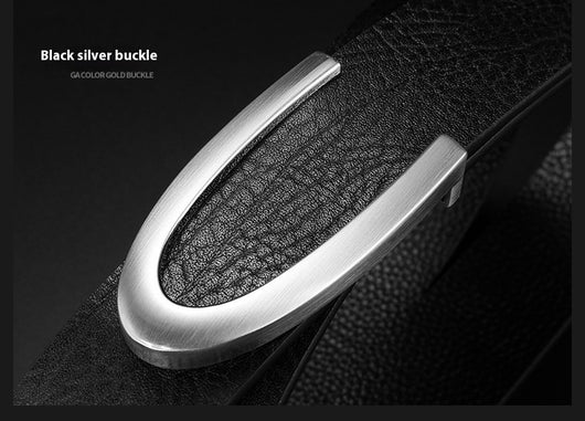 Cinturón de Cuero para Hombre con Hebilla Elegante - Estilo Ejecutivo - Image 21