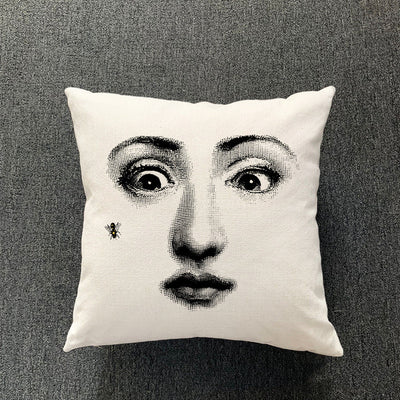 Funda de Almohada de Algodón y Lino para Sala de Estar - Image 15