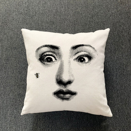 Funda de Almohada de Algodón y Lino para Sala de Estar - Image 15