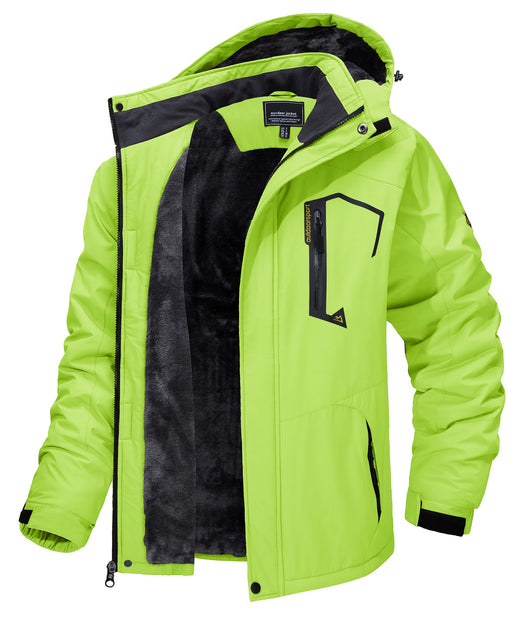 Chaqueta de Invierno Impermeable con Gorro Desmontable - Image 13