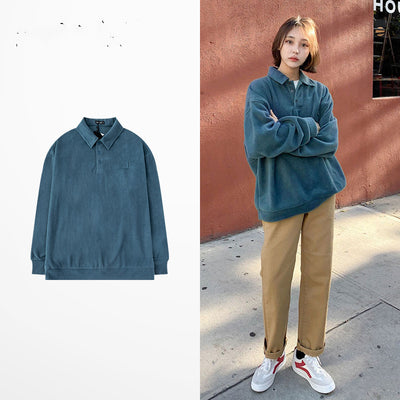Ropa Suelta Coreana para Parejas Enamoradas - Image 9