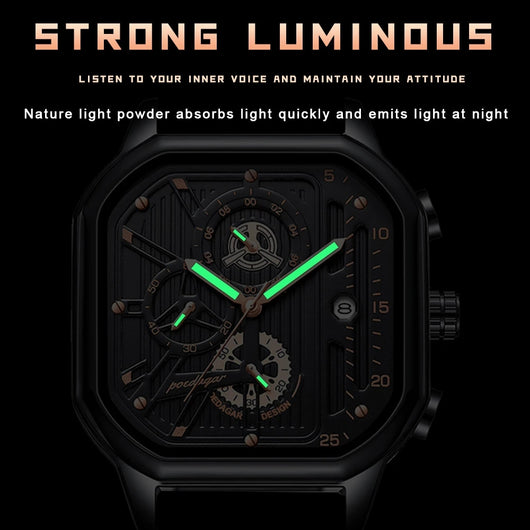 Reloj de Cuarzo Multifuncional Resistente al Agua para Hombre - Image 15