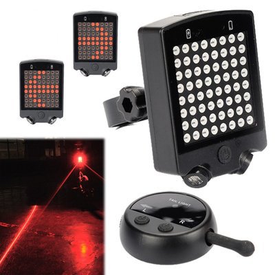 Luz Trasera para Bicicleta con Control Remoto y Giro Integrado - Image 4