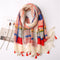 Pareo Protector Solar Rayas Vintage - Bufanda Mujer