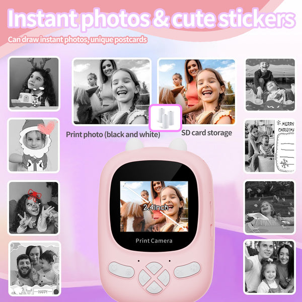 Cámara Digital Infantil Q2 Polaroid - Portátil HD con Video