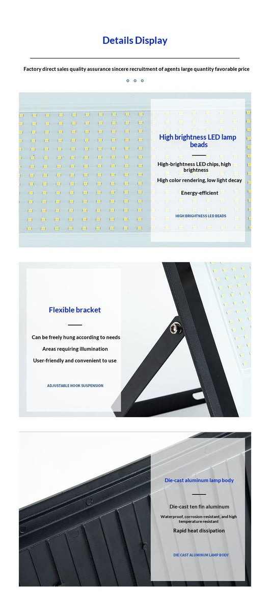 Reflector LED Exterior Impermeable de Alta Potencia - Image 15