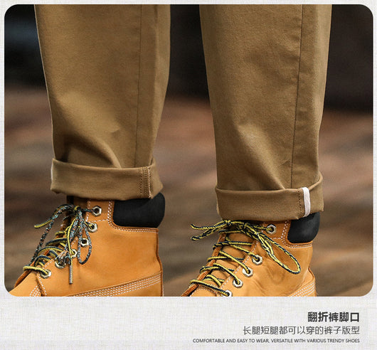 Pantalones de Trabajo Holgados Estilo Americano para Primavera Verano - Image 11