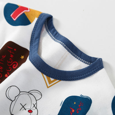 Pijama Infantil de Algodón con Estampados Divertidos - Image 10