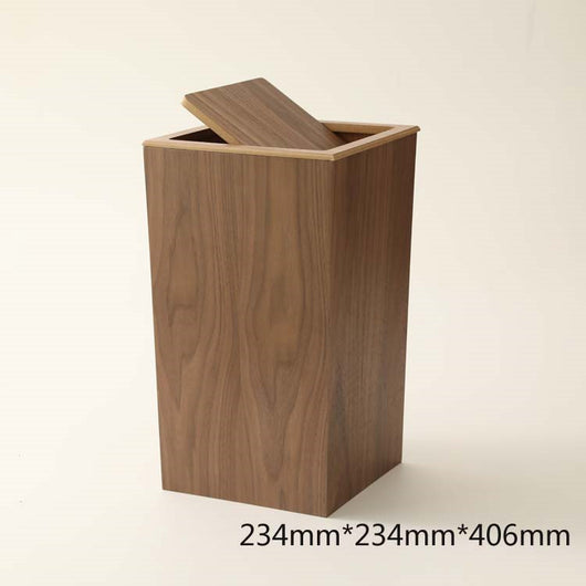 Basurero Automático con Tapa de Madera y Bolsa Interior - Image 14
