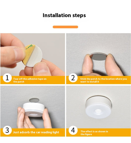 Lámpara LED Ambiental para Techo de Auto - Iluminación Delantera y Trasera - Image 5