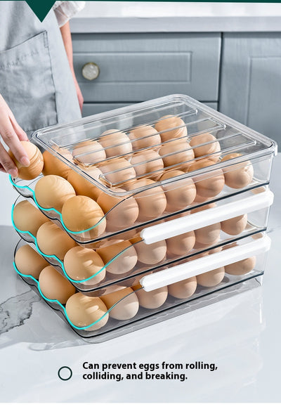 Organizador de Huevos Transparente Multiusos para Cocina - Image 19
