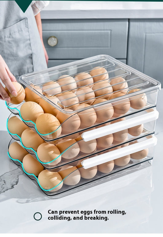 Organizador de Huevos Transparente Multiusos para Cocina - Image 19