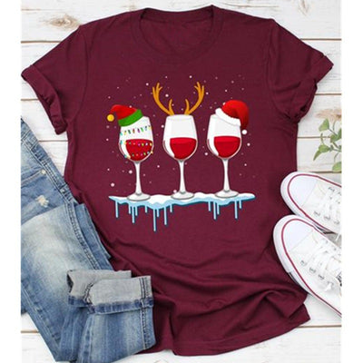 Playera Casual Estampada para Mujer Manga Corta - Image 2