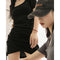 Vestido Negro Escote Cuadrado Pure Desire