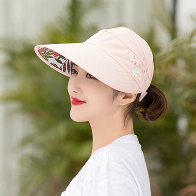 Gorra Visera Vacía Perla Verano con Protección Solar - Image 9