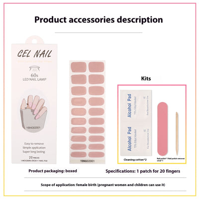 Pegatinas de Uñas Semipermanentes con Lámpara de Calor - Image 4