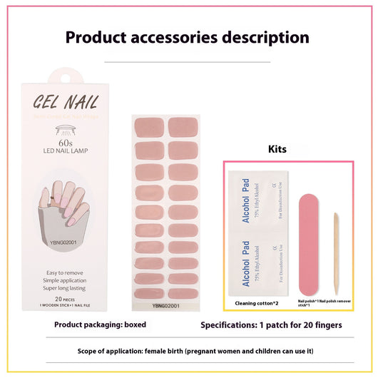 Pegatinas de Uñas Semipermanentes con Lámpara de Calor - Image 4