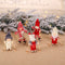 Muñeco Esquiador Navideño de Madera Artesanal