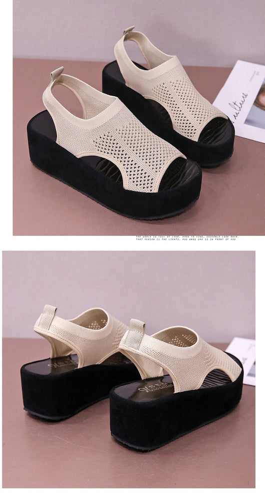 Zapatos Plataforma Tejidos para Mujer con Cuña Suave y Suela Flexible - Image 13