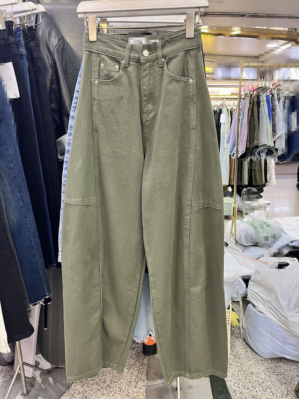 Pantalones Baggy Denim Lavado Banana Estilo Coreano - Image 6