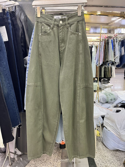 Pantalones Baggy Denim Lavado Banana Estilo Coreano - Image 6