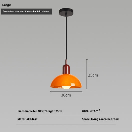 Lámpara Colgante Bauhaus Retro de Cristal para Restaurante - Image 17