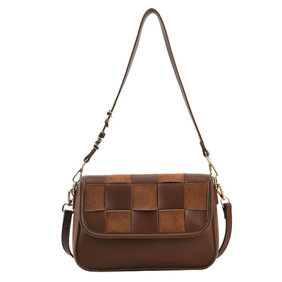 Bolso Bandolera Cuadrado Pequeño Textura Tejida Mate Otoño Invierno - Image 10