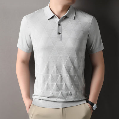 Camiseta Manga Corta Hombre Ice Silk Transpirable Secado Rápido - Image 3