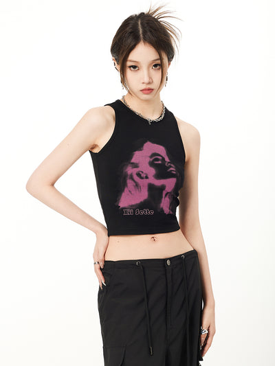Blusa Estampada Ajustada de Punto para Mujer - Image 9
