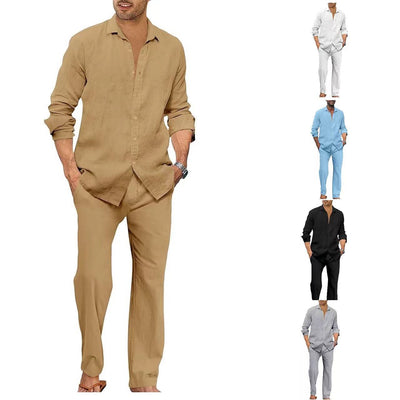 Conjunto Casual de Moda Europea para Hombre con Manga Larga - Image 2