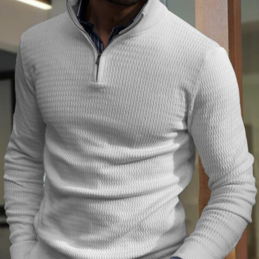Polo Manga Larga Estampado Digital Hombre Tallas Grandes Europeo - Image 3
