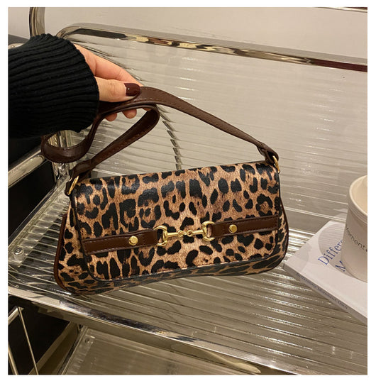 Bolso de Hombro Estampado Leopardo Lujo Ligero para Mujer - Image 22