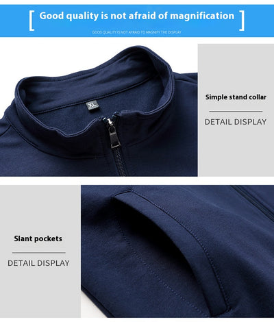 Conjunto Deportivo de 2 Piezas Talla Grande - Cardigan Casual Primavera Otoño - Image 31