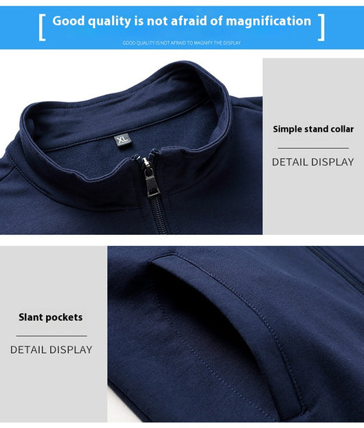 Conjunto Deportivo de 2 Piezas Talla Grande - Cardigan Casual Primavera Otoño - Image 31