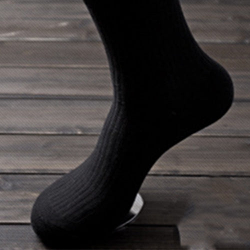 Calcetines Tubo Gruesos de Algodón Puro para Hombre - Comodidad Clásica