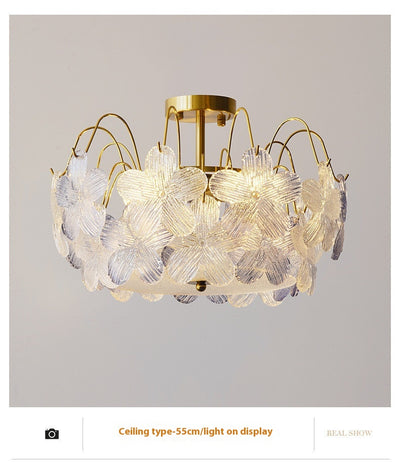 Lámparas de Cristal Coloreado Estilo Romántico Francés - Image 16