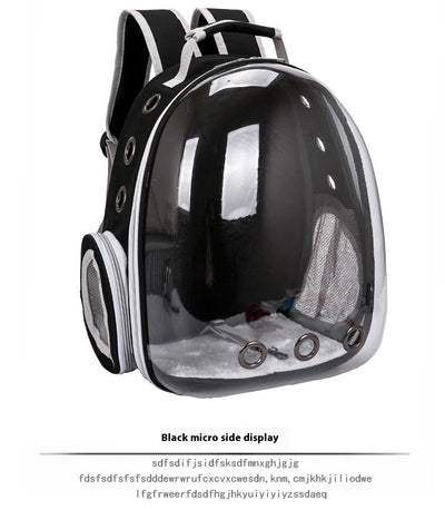 Mochila Panorámica Transparente para Mascotas - Uso Todo Clima - Image 20