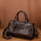 Bolso Retro de Cuero Genuino para Mujer - Diseño Casual y Portátil