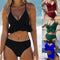 Bikini Deportivo de Dos Piezas con Abertura Lateral