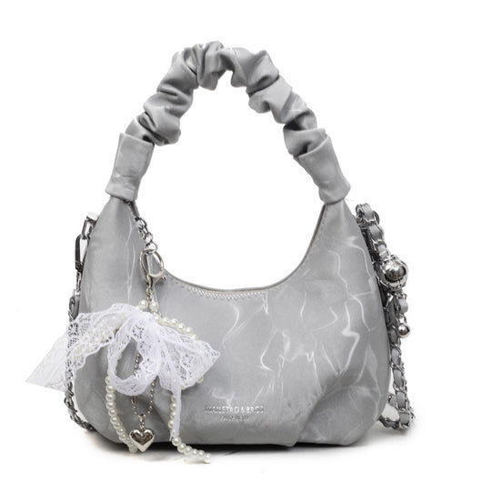 Bolso Bandolera Wild Chain con Pliegues Exquisitos - Image 7